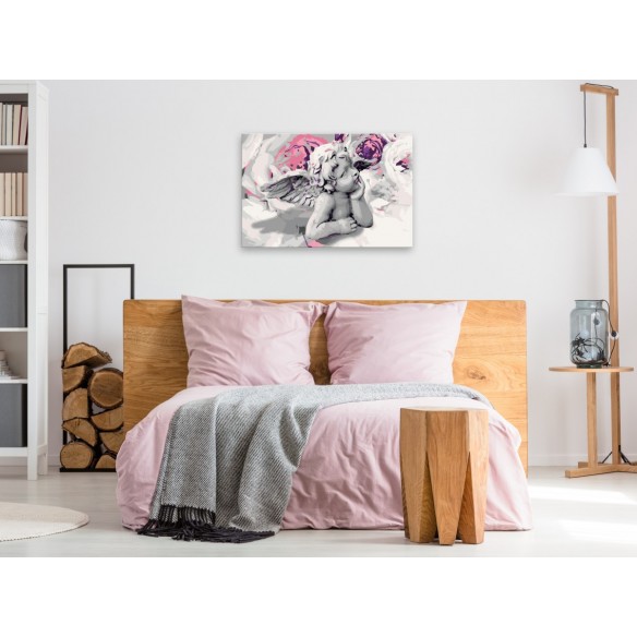 Set pictura pe numere  Angel (Flowers In The Background)