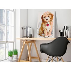 Set pictura pe numere  Dog (Puppy) 2