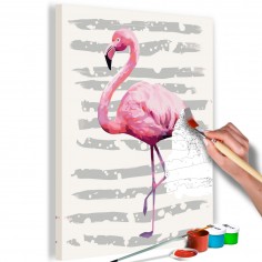 Set pictura pe numere  Beautiful Flamingo