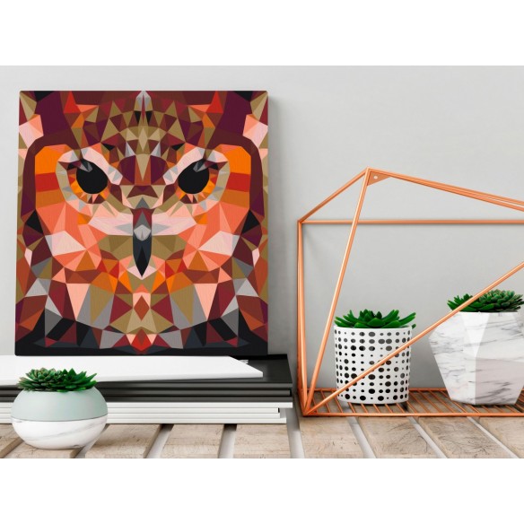 Set pictura pe numere  Owl (Geometrical)