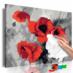 Set pictura pe numere  Bouquet of Poppies
