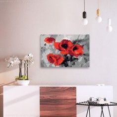 Set pictura pe numere  Bouquet of Poppies 2