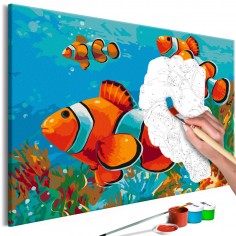 Set pictura pe numere  Gold Fishes