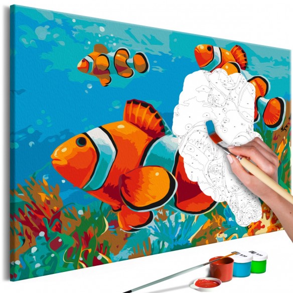 Set pictura pe numere  Gold Fishes
