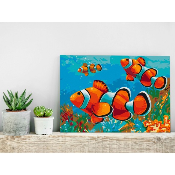 Set pictura pe numere  Gold Fishes