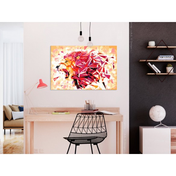 Set pictura pe numere  Abstract Lion