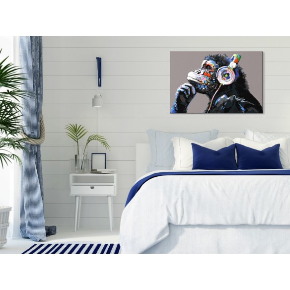 Set pictura pe numere  Musical Monkey