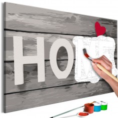 Set pictura pe numere  Grey Letters