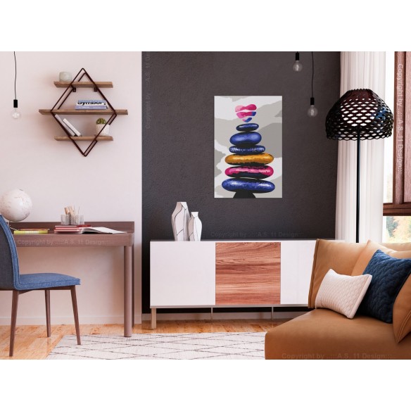 Set pictura pe numere  Colored Pebbles