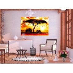 Set pictura pe numere  Africa at Sunset 2