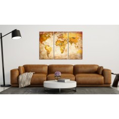 Tablou din plută  Antique Travel [Cork Map] 2