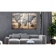 Tablou din plută  Doors to the World [Cork Map] 2