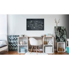 Tablou din plută  Travel broadens the Mind [Cork Map] 2