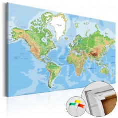 Tablou din plută  World Geography [Cork Map]