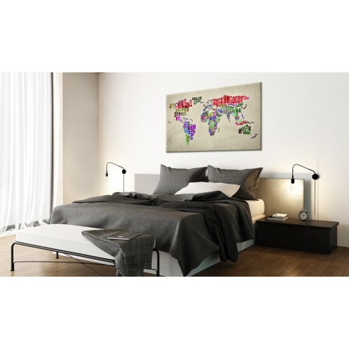 Tablou din plută  Global Tournée (EN) [Cork Map]