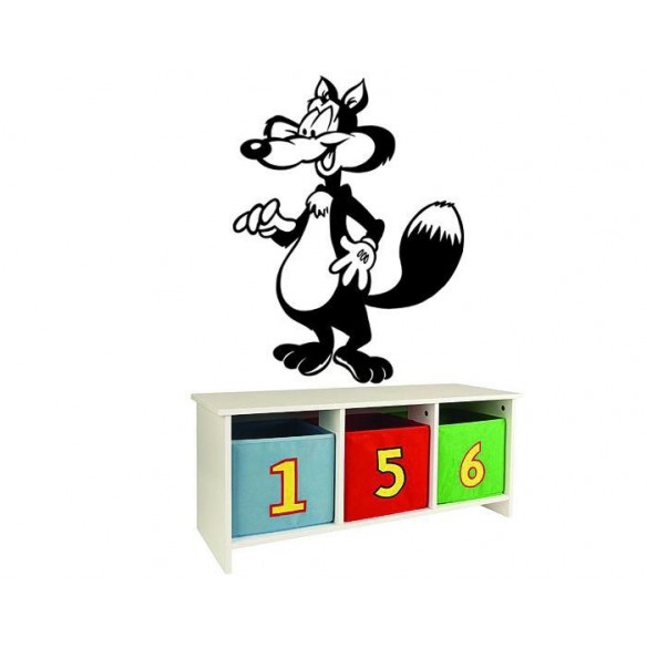 Sticker decorativ Vulpoiul vesel