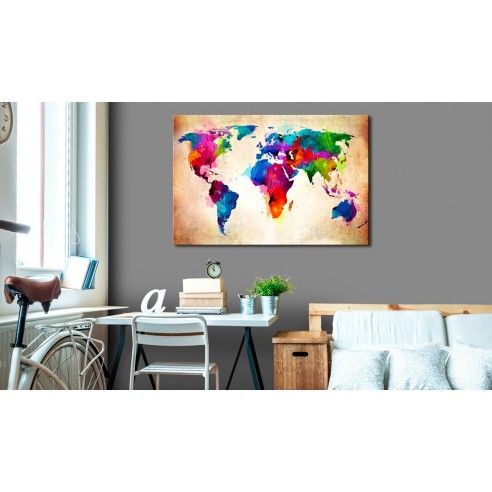 Tablou din plută  Colourful Ranger  [Cork Map]