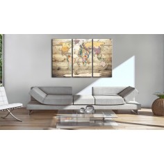 Tablou din plută  Map of Dreams [Cork Map] 2