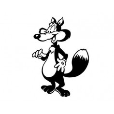 Sticker decorativ Vulpoiul vesel 2