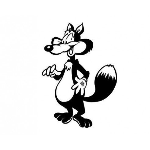 Sticker decorativ Vulpoiul vesel