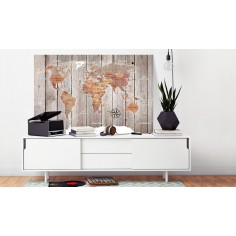 Tablou din plută  Wooden Stories [Cork Map] 2