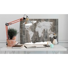 Tablou din plută  World of Wood [Cork Map] 2