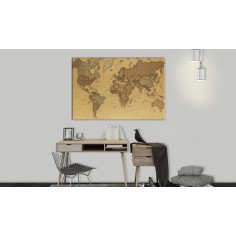 Tablou din plută  Ancient World Map [Cork Map] 2