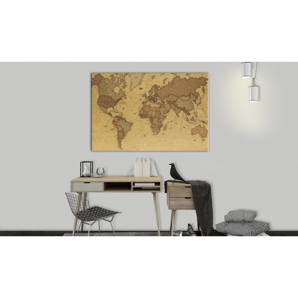 Tablou din plută  Ancient World Map [Cork Map]