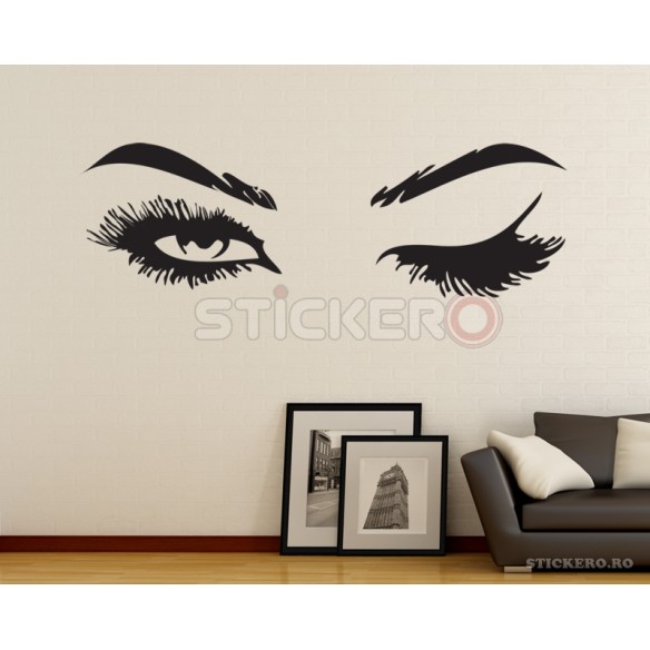 Sticker decorativ New lash, 55x173