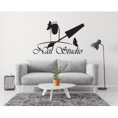 Sticker decorativ Nail Studio,76 x120 cm