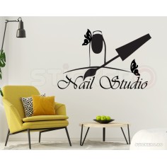 Sticker decorativ Nail Studio,76 x120 cm 2