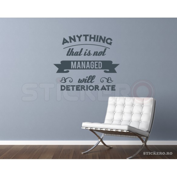 Sticker mesaj motivational To Manage