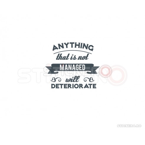 Sticker mesaj motivational To Manage