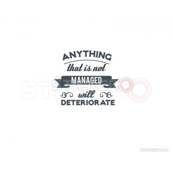 Sticker mesaj motivational To Manage