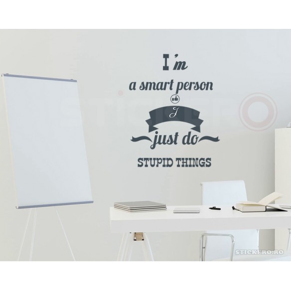Mesaj motivational Smart person