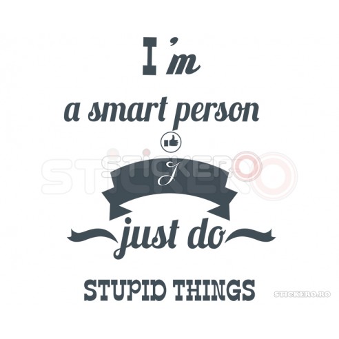 Mesaj motivational Smart person
