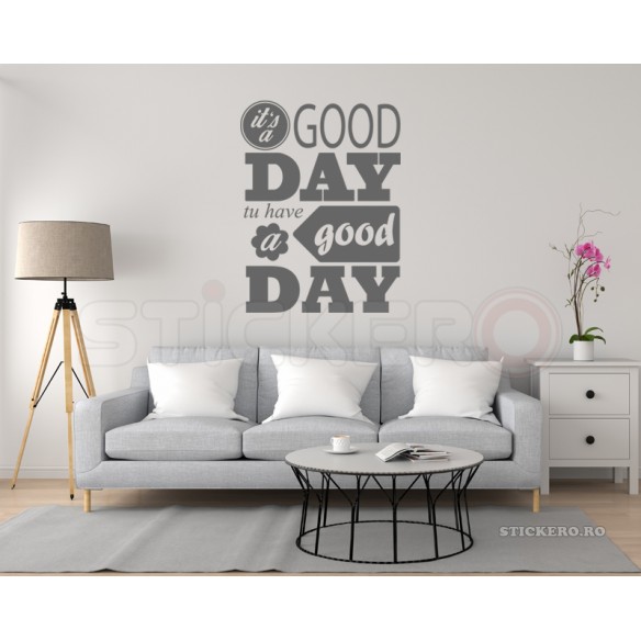 Good day - sticker mesaj motivational