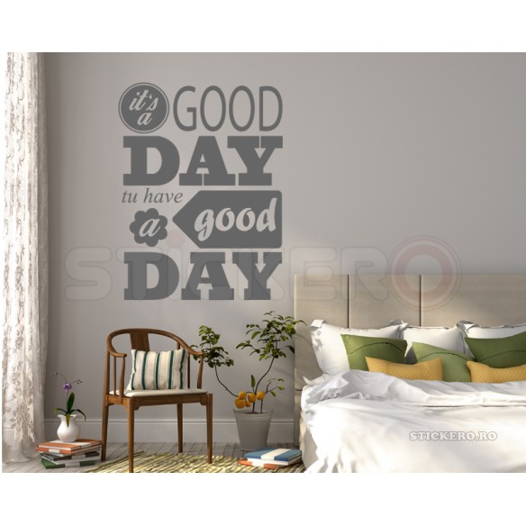 Good day - sticker mesaj motivational
