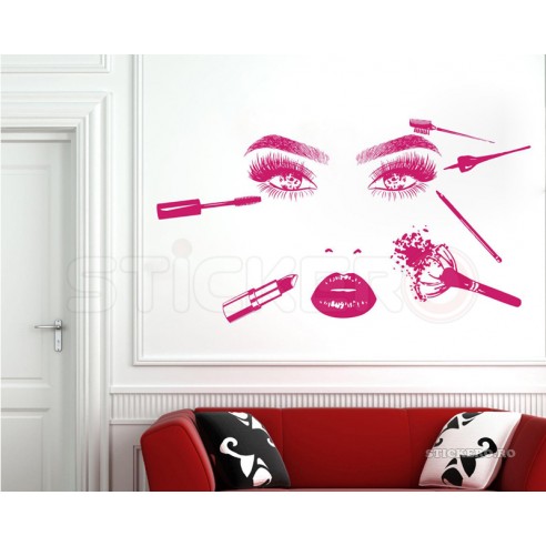 Sticker decorativ Beauty studio
