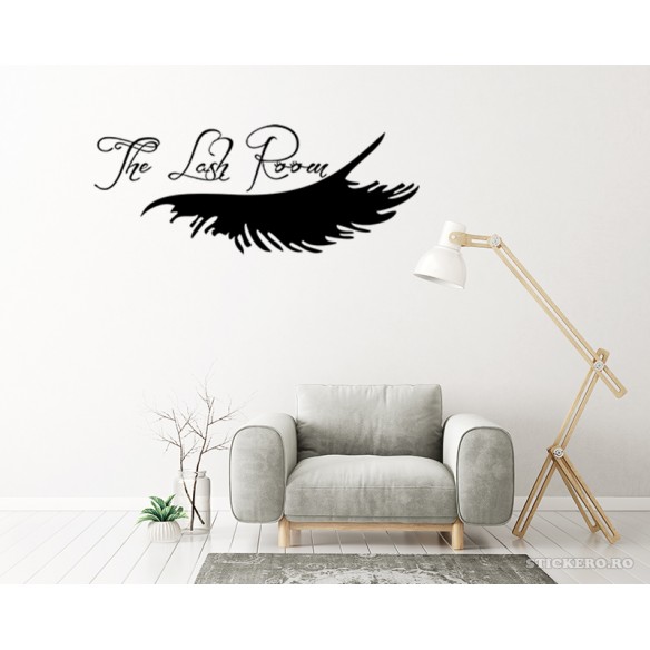 Sticker -Lash room, 120x45 cm