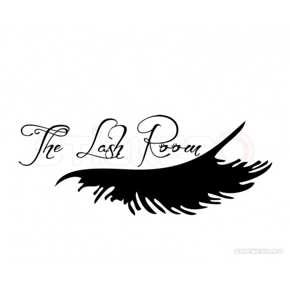 Sticker -Lash room, 120x45 cm