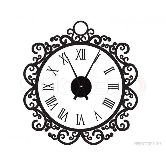 Sticker Ceas decorativ -cu mecanism, 100x108 cm