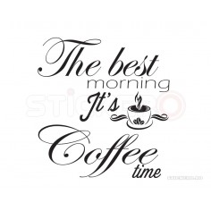 Sticker pentru bucatarie -Coffee Time, 2