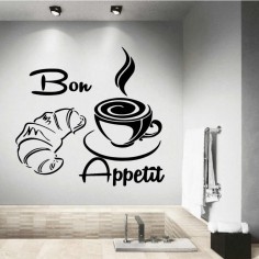 Sticker decorativ Bon Appetit