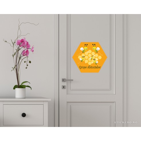 Sticker pentru gradinite - Grupa albinutelor