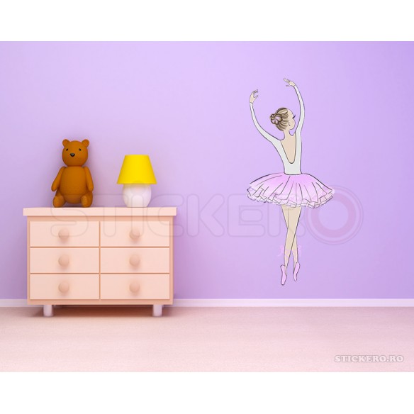 Sticker deorativ- Balerina