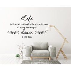 Sticker decorativ- Life isn't about for...