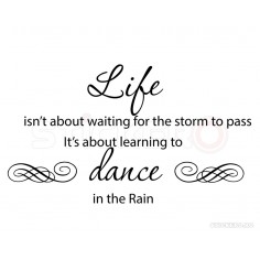 Sticker decorativ- Life isn't about for... 2