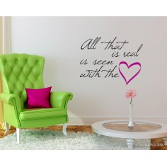 Sticker decorativ mesaj- Heart