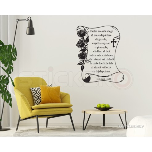 Sticker religios- Iosua 8:5